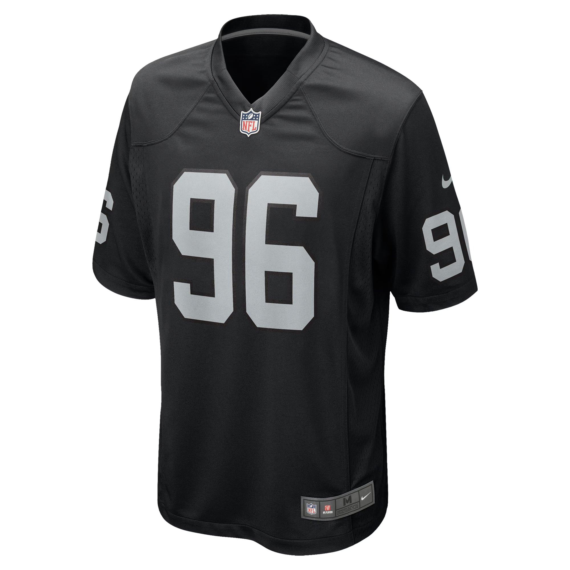 Jonah Laulu Las Vegas Raiders Nike Team Game Jersey -  Black
