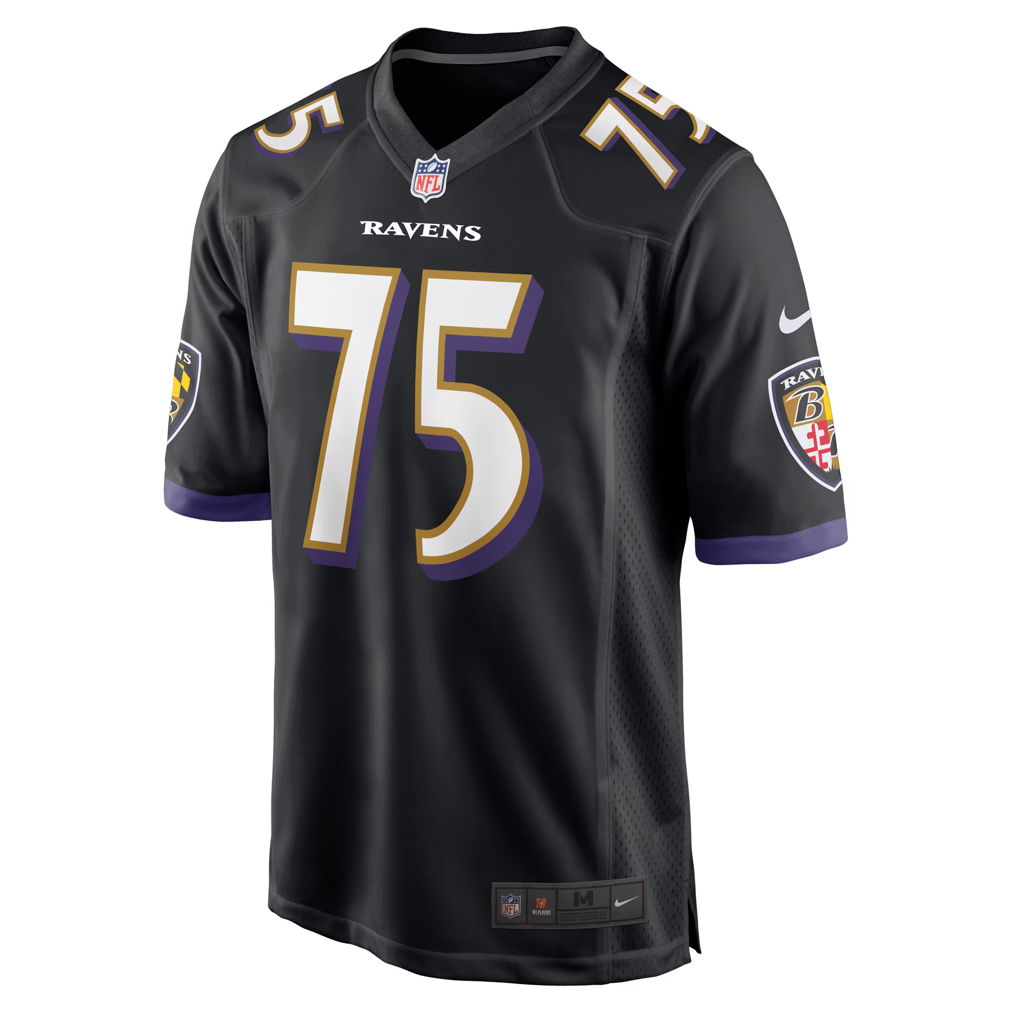 Jonathan Ogden Baltimore Ravens Nike Retired Player Alternate Game Jersey - Black