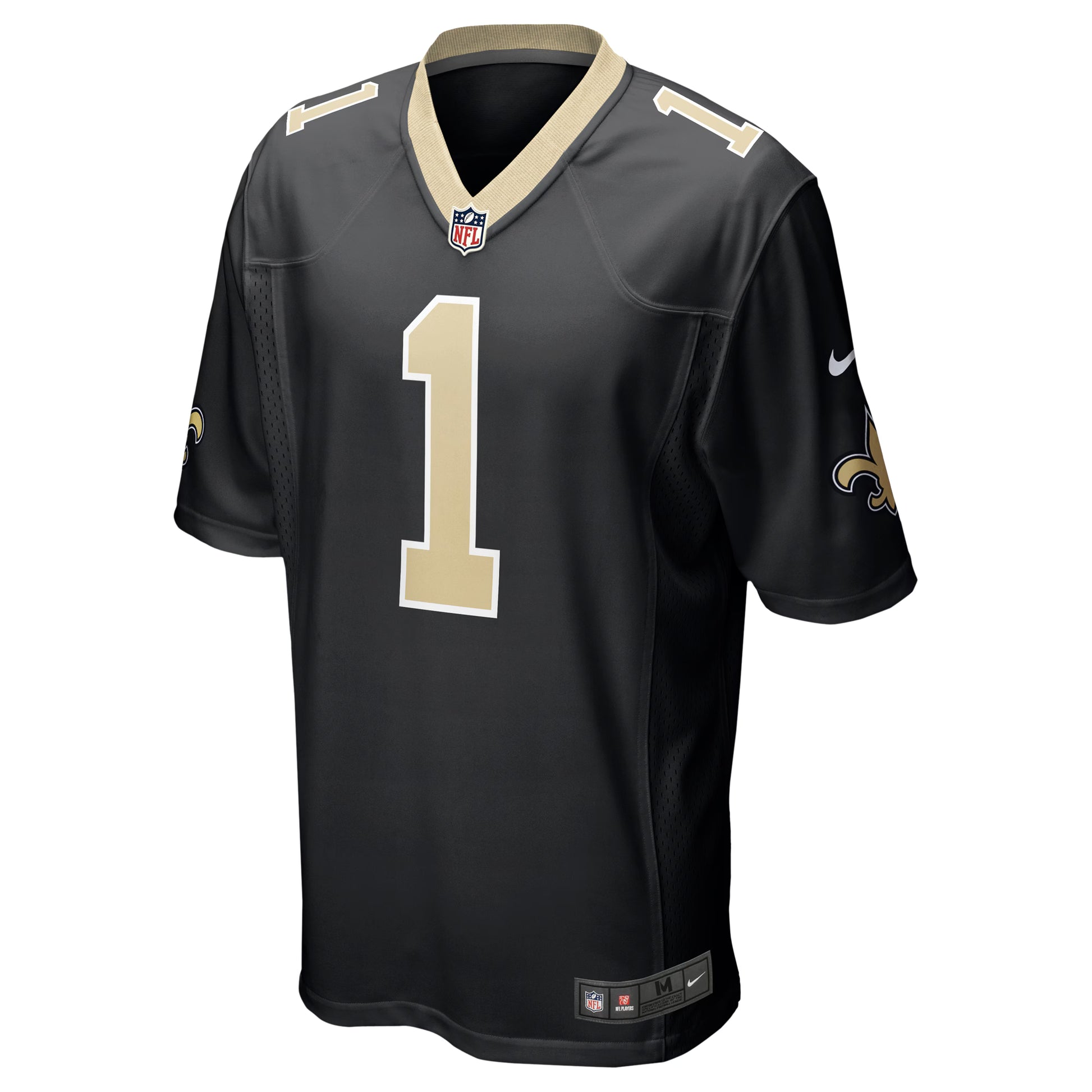 Number 1 Dad New Orleans Saints Nike Game Jersey - Black