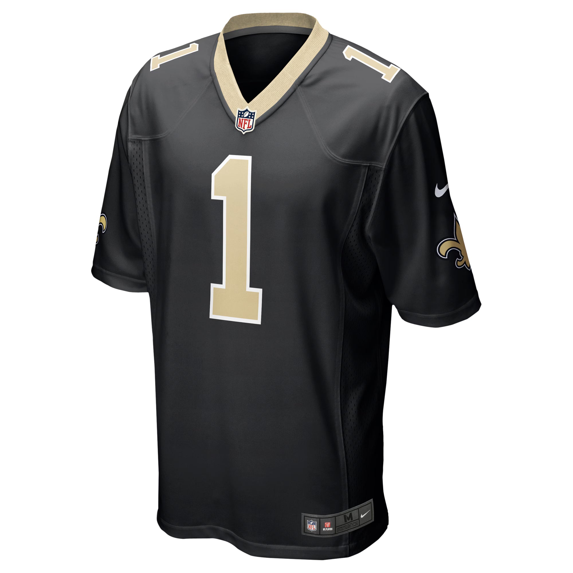 Number 1 Dad New Orleans Saints Nike Game Jersey - Black