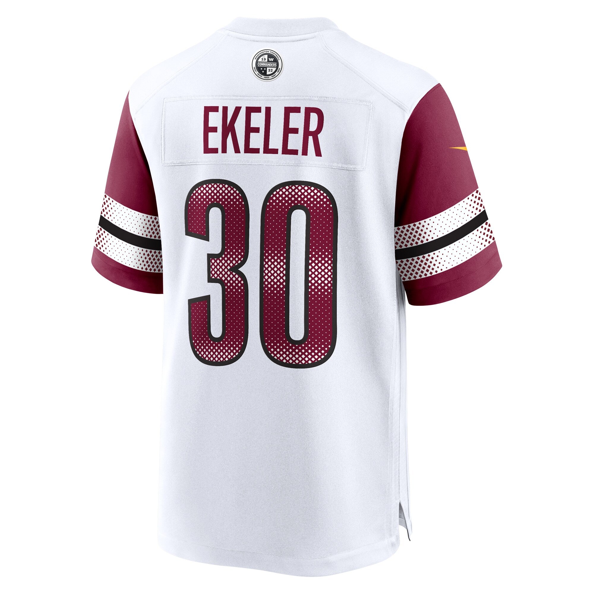 Austin Ekeler Washington Commanders Nike Game Jersey -  White