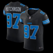 Aidan Hutchinson Detroit Lions Nike Alternate Vapor F.U.S.E. Elite Jersey - Black