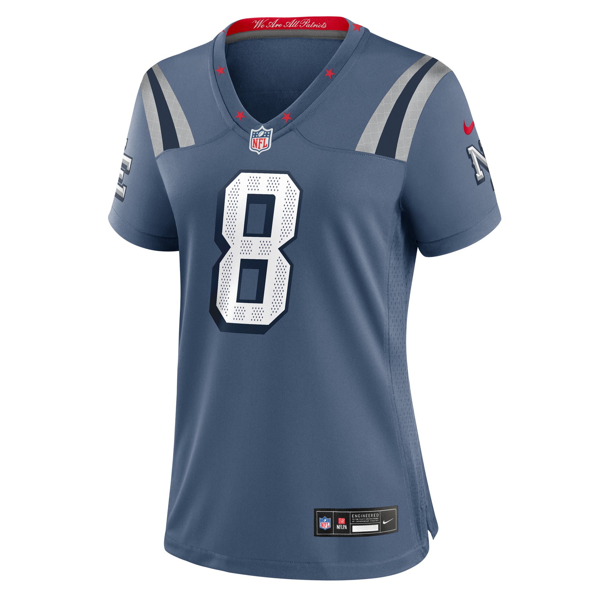 Stefon Diggs New England Patriots Nike Women's 2025 Rivalries Collection Game Jersey - Storm Blue
