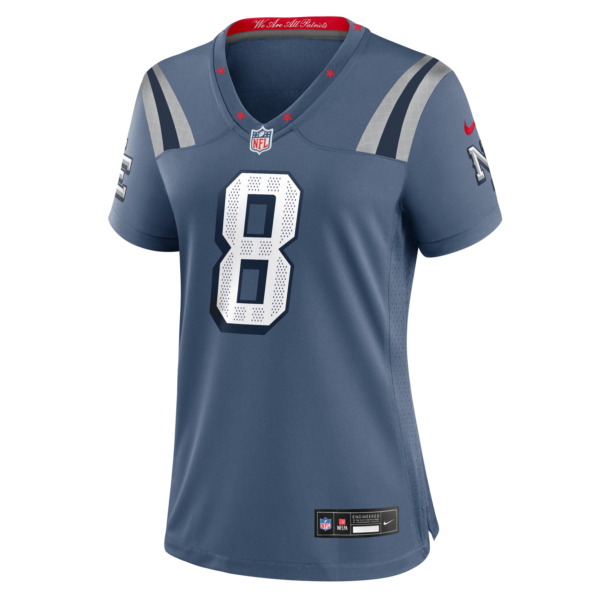 Stefon Diggs New England Patriots Nike Women's 2025 Rivalries Collection Game Jersey - Storm Blue