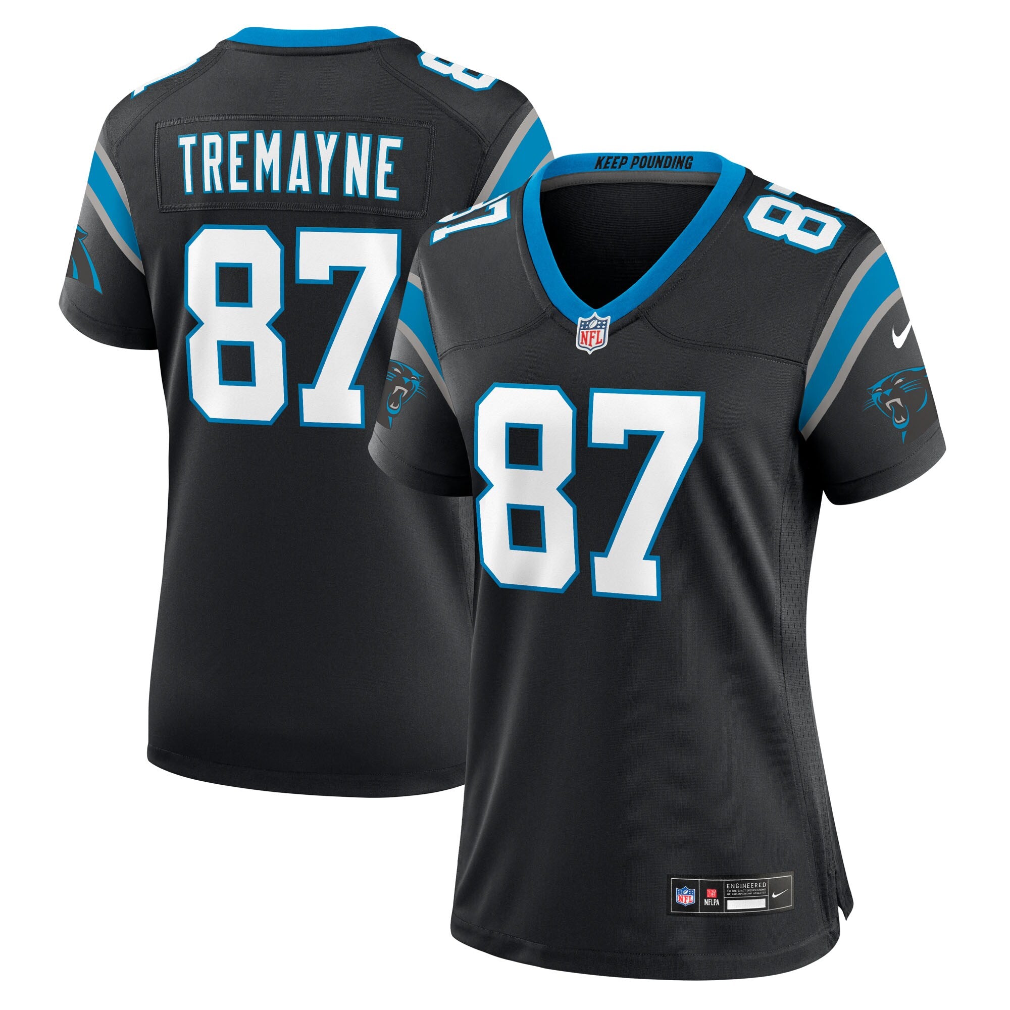 Brycen Tremayne Carolina Panthers Nike Women's Team Game Jersey -  Black