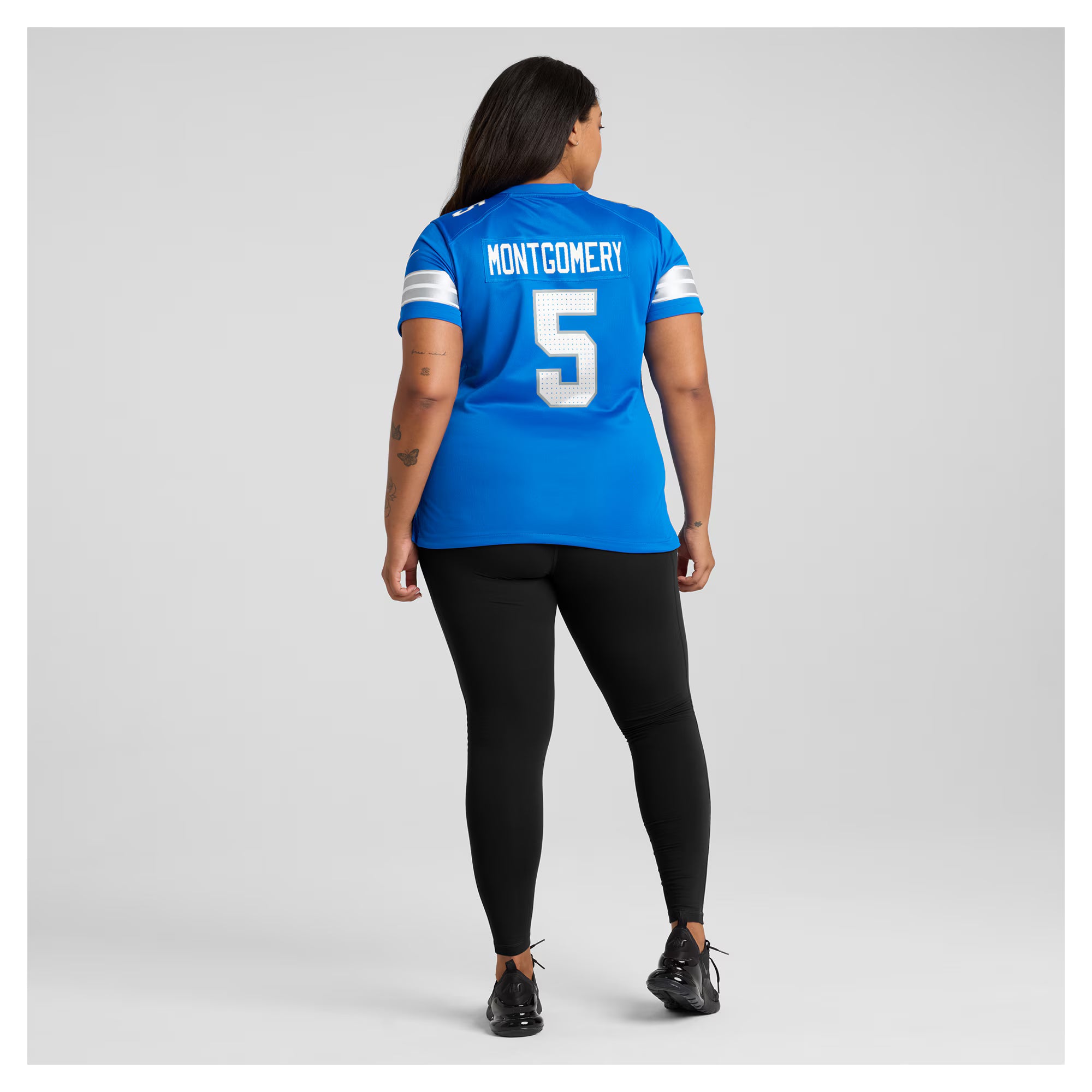 David Montgomery Detroit Lions Nike Women's Team Game Jersey -  Blue
