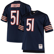 Dick Butkus Chicago Bears Mitchell &amp; Ness Big &amp; Tall 1966 Retired Player Replica Jersey - Navy