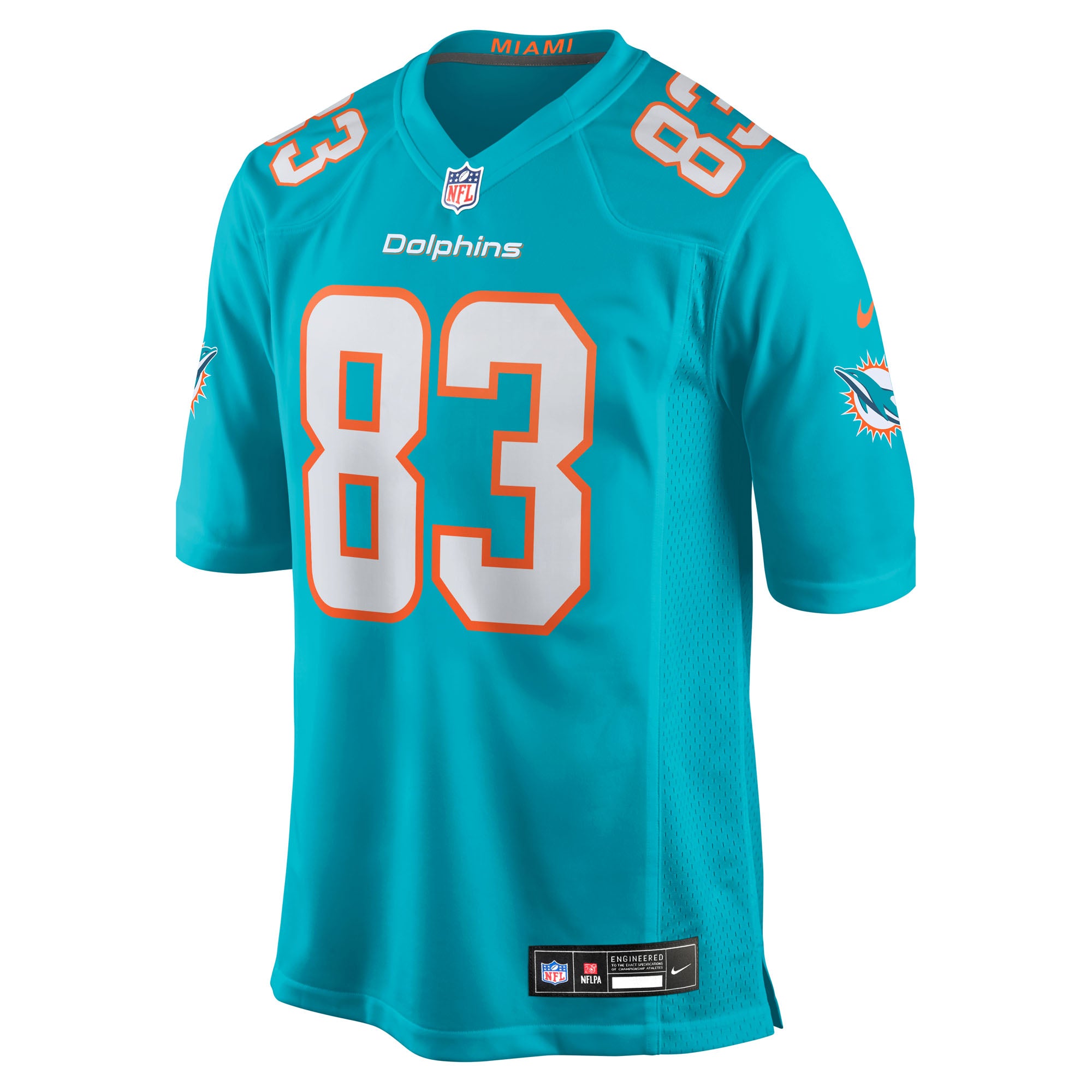 Darren Waller Miami Dolphins Nike Team Game Jersey -  Aqua