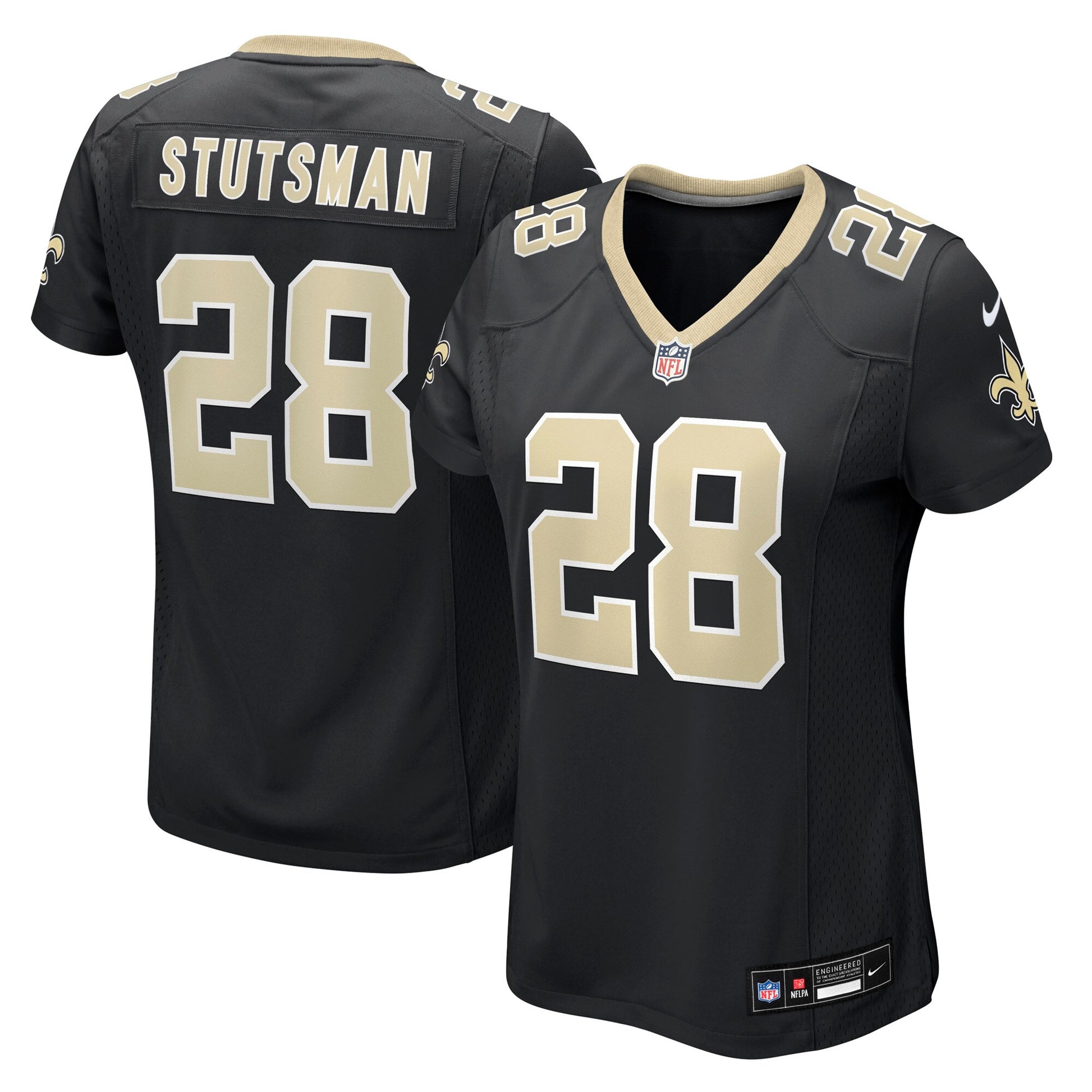 Danny Stutsman New Orleans Saints Nike Women's Team Game Jersey -  Black