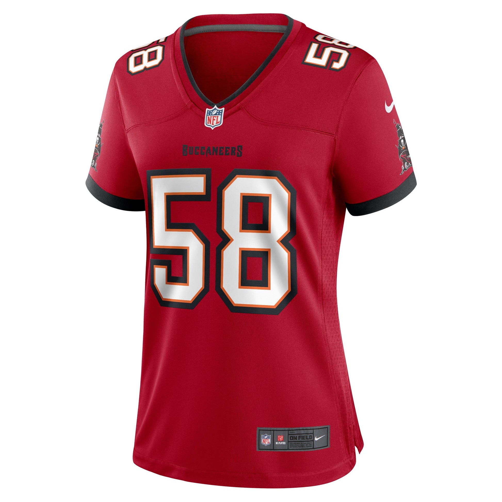 Markees Watts Tampa Bay Buccaneers Nike Women's  Game Jersey -  Red