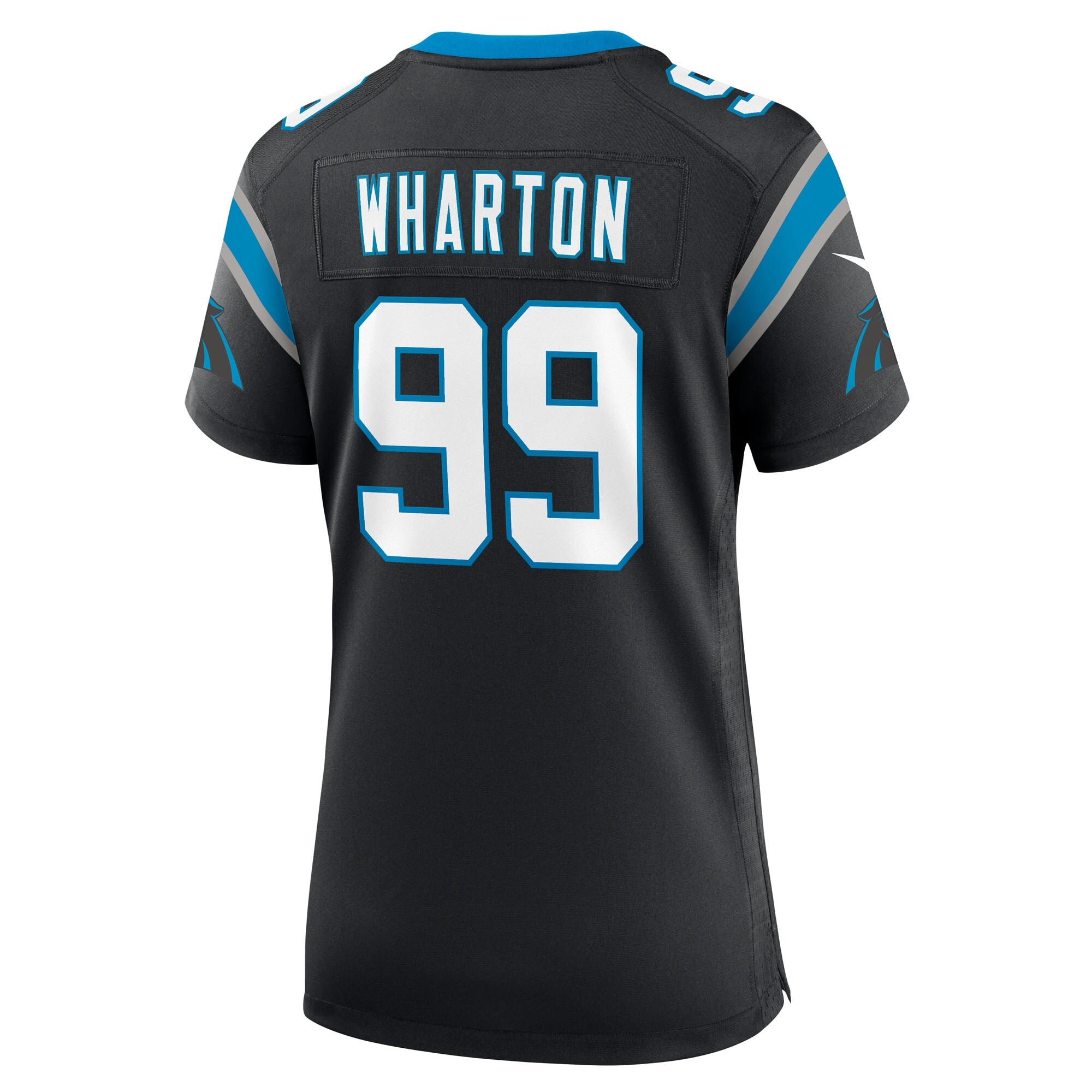 Tershawn Wharton Carolina Panthers Nike Women's Team Game Jersey -  Black