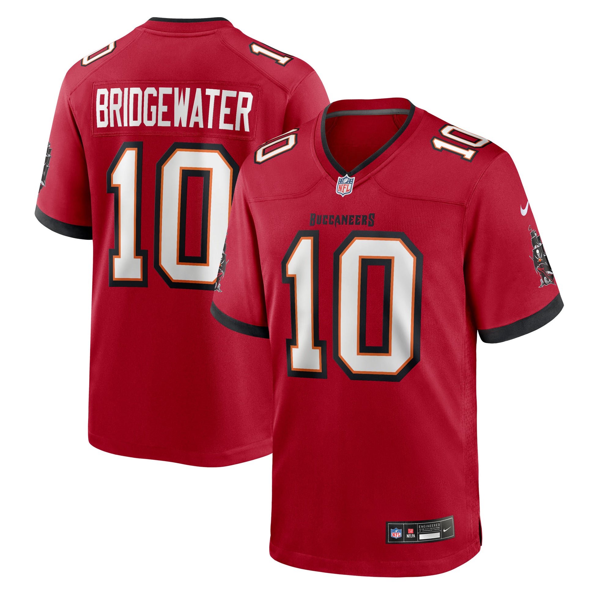 Teddy Bridgewater Tampa Bay Buccaneers Nike Team Game Jersey -  Red
