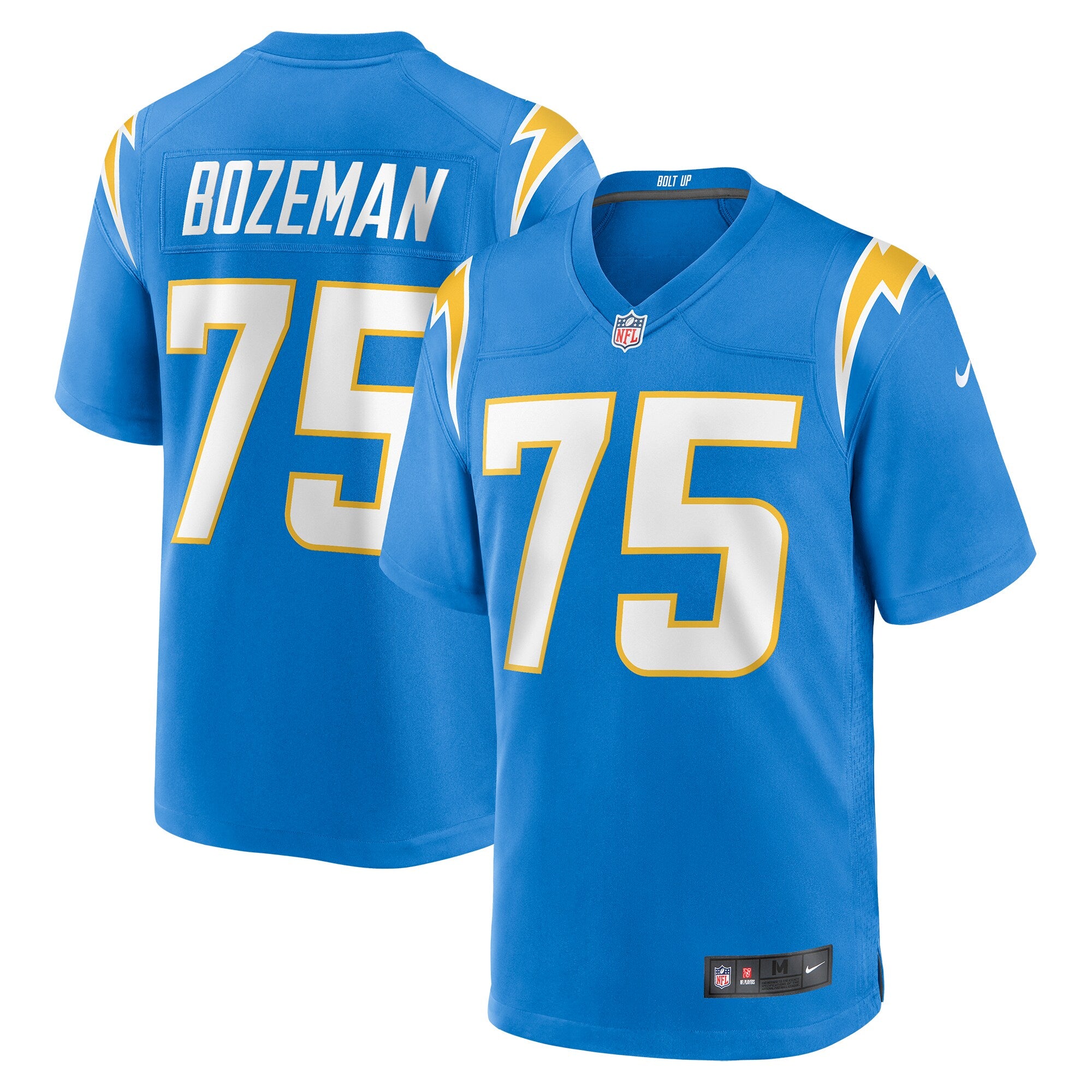 Bradley Bozeman Los Angeles Chargers Nike  Game Jersey -  Powder Blue