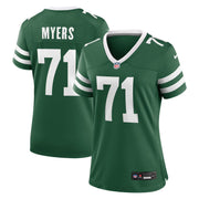 Josh Myers New York Jets Nike Women's Game Jersey - Legacy Green