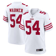 Fred Warner San Francisco 49ers Nike Team Game Player Jersey - White
