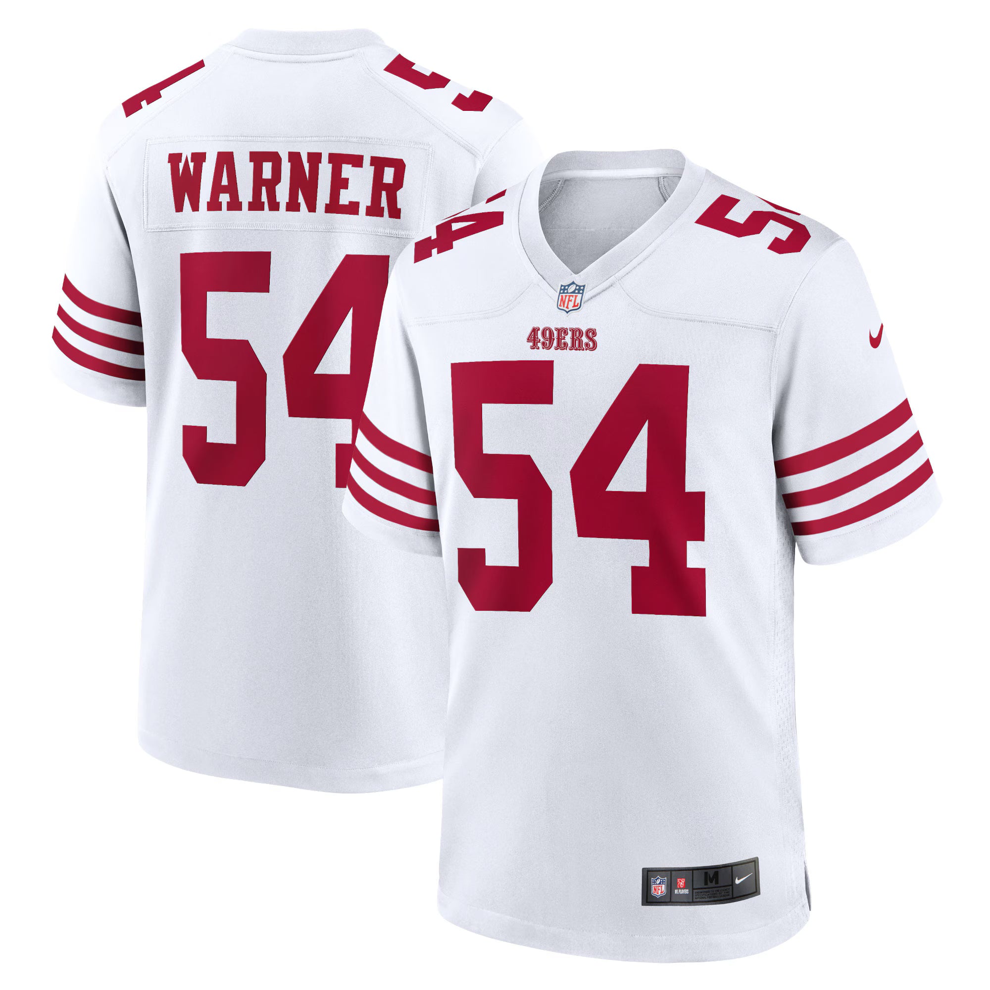 Fred Warner San Francisco 49ers Nike Team Game Player Jersey - White