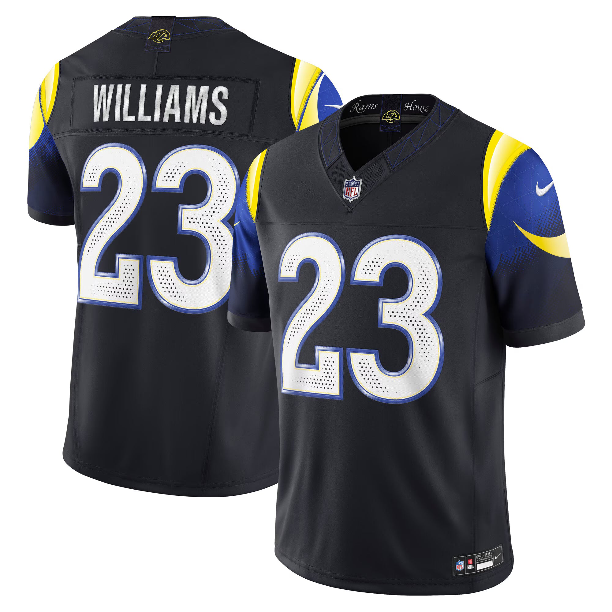 Kyren Williams Los Angeles Rams Nike 2025 Rivalries Collection Limited Jersey - Midnight Blue
