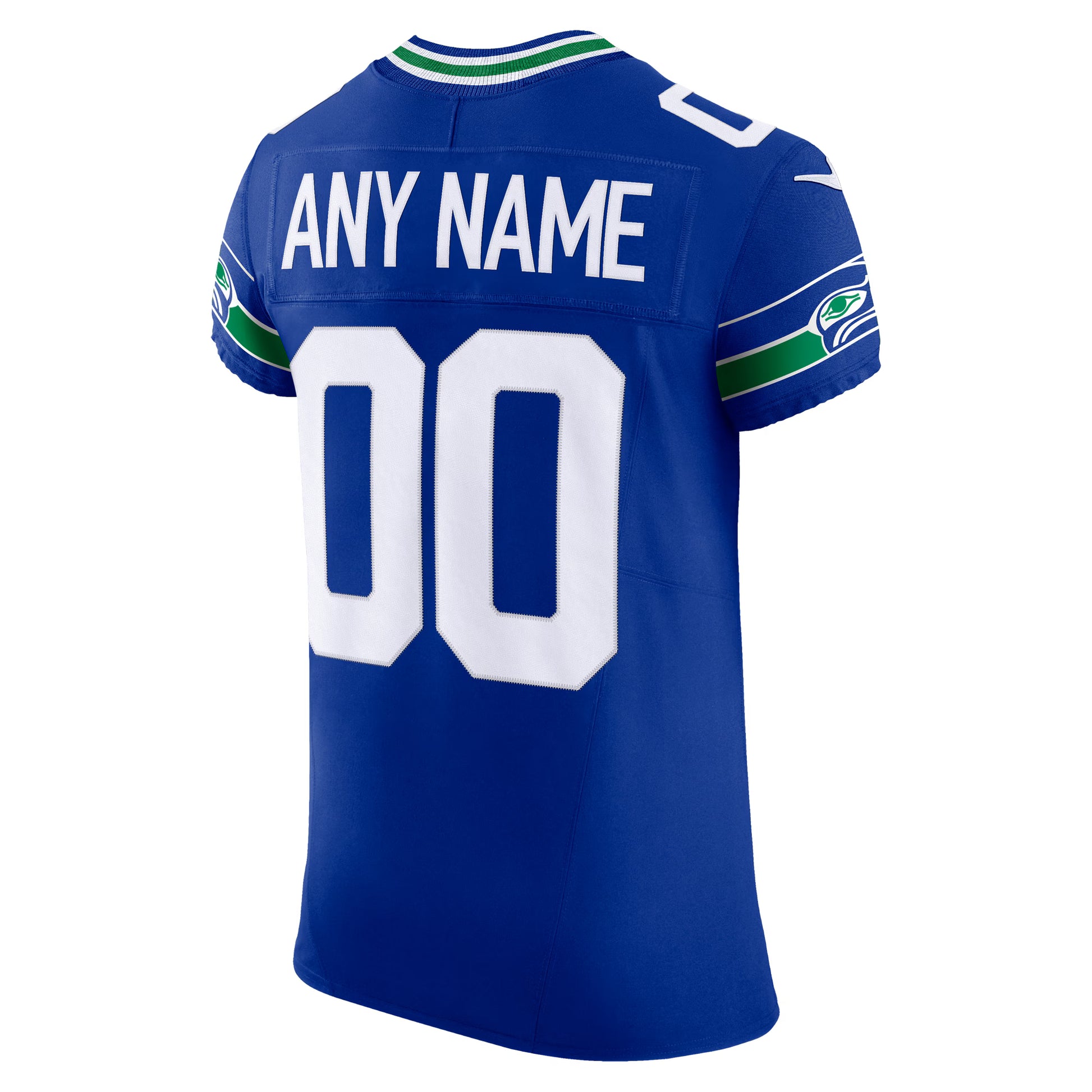 Seattle Seahawks Nike Alternate Vapor F.U.S.E. Elite Custom Jersey - Men's Royal