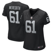 Jordan Meredith Las Vegas Raiders Nike Women's Game Player Jersey - Black
