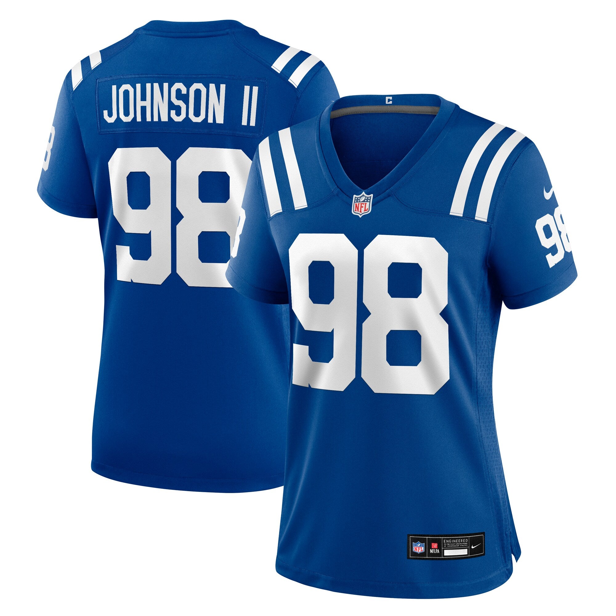 Eric Johnson II Indianapolis Colts Nike Women's Team Game Jersey -  Royal