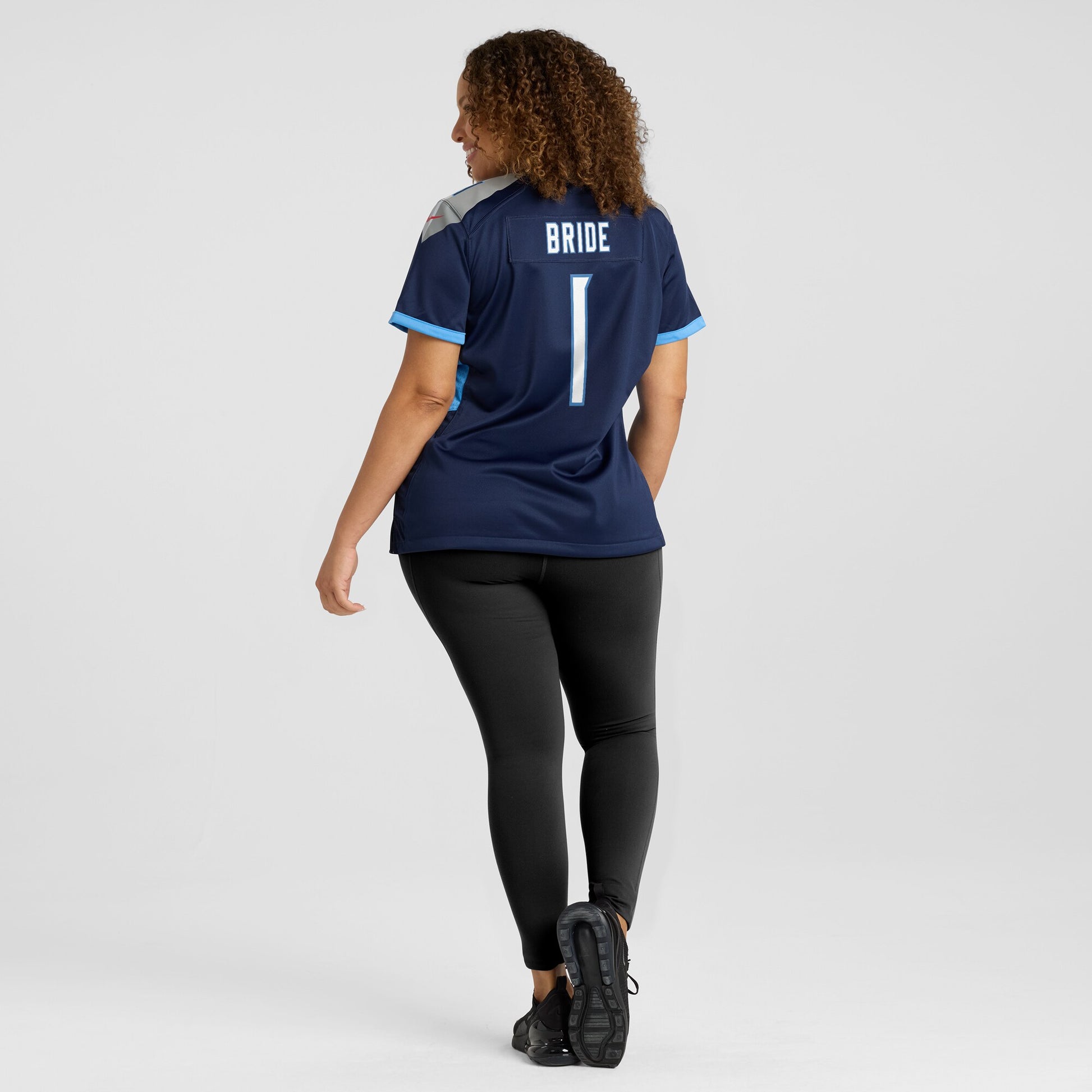 Number 1 Bride Tennessee Titans Nike Women's Game Jersey - Navy