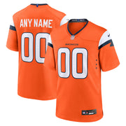 Denver Broncos Nike Mile High Collection Custom Game Jersey - Orange