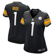 Number 1 Bride Pittsburgh Steelers Nike Women's Game Jersey - Black