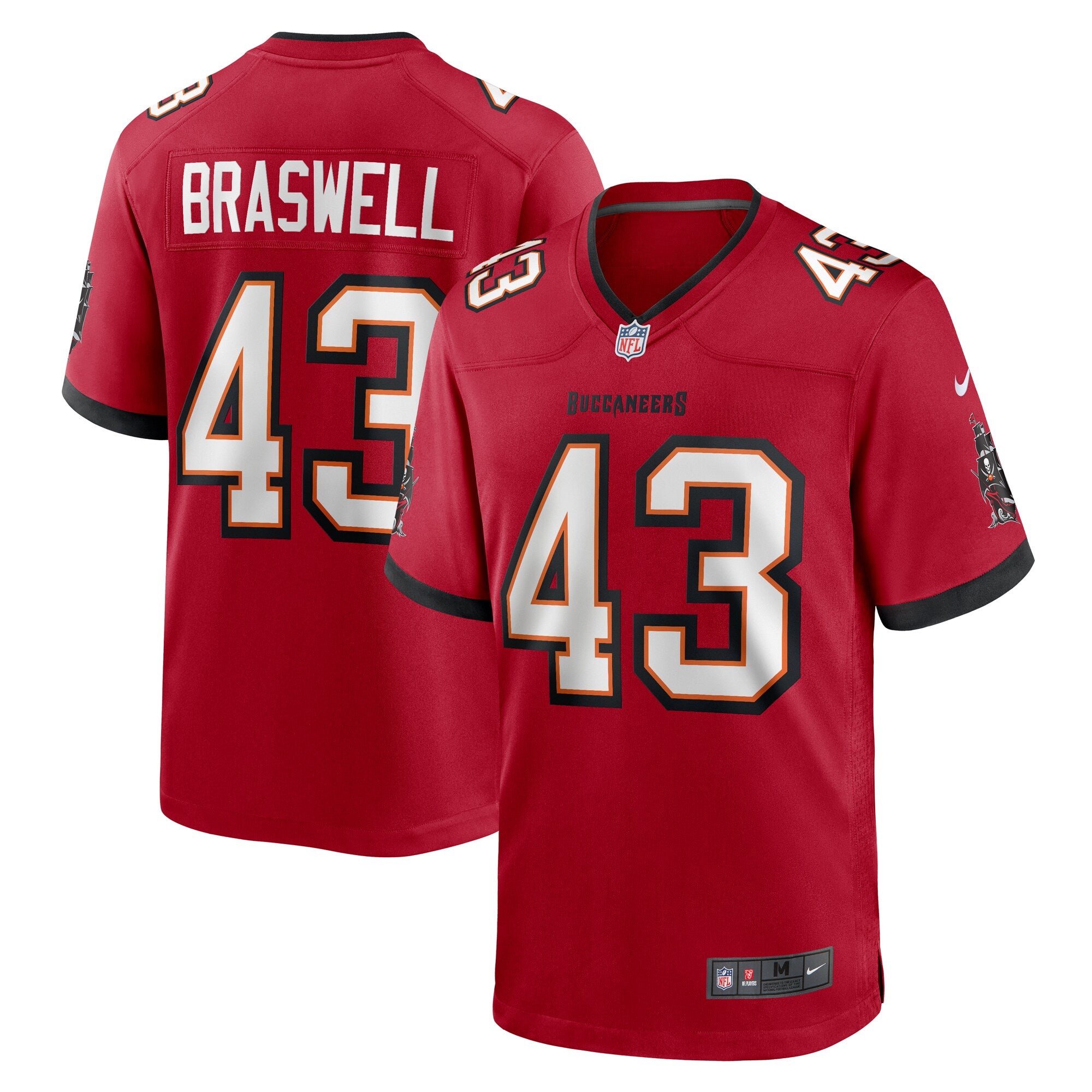 Chris Braswell Tampa Bay Buccaneers Nike  Game Jersey -  Red