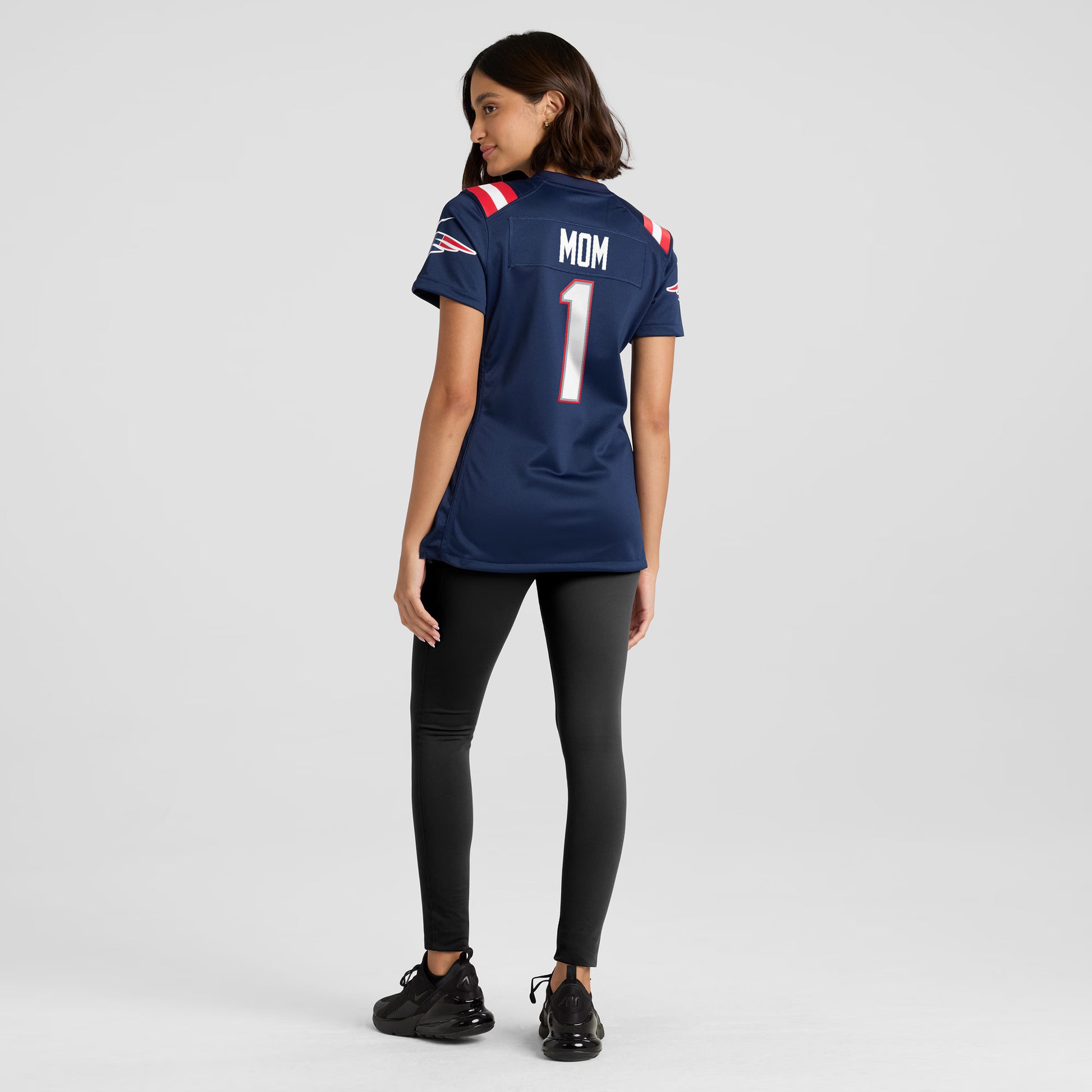 Number 1 Mom New England Patriots Nike Women's Game Jersey - Navy