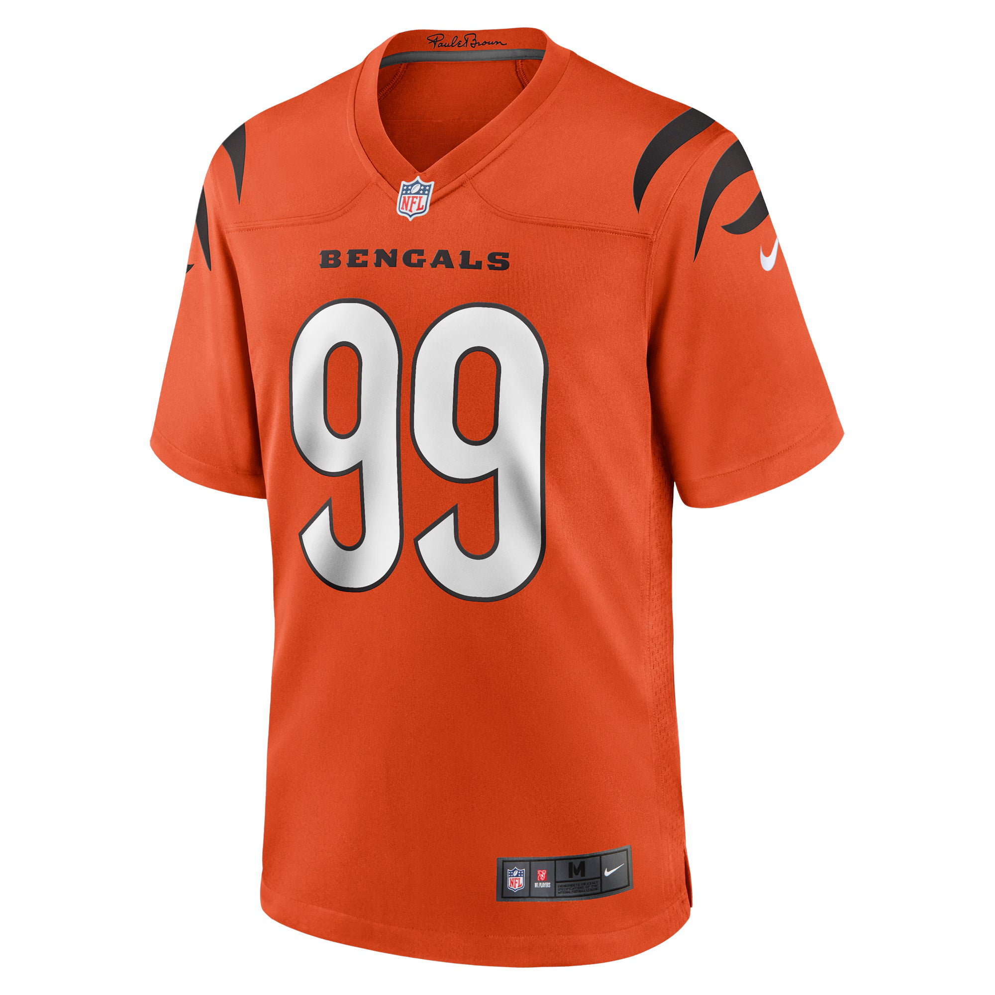 Myles Murphy Cincinnati Bengals Nike Alternate Game Jersey - Orange