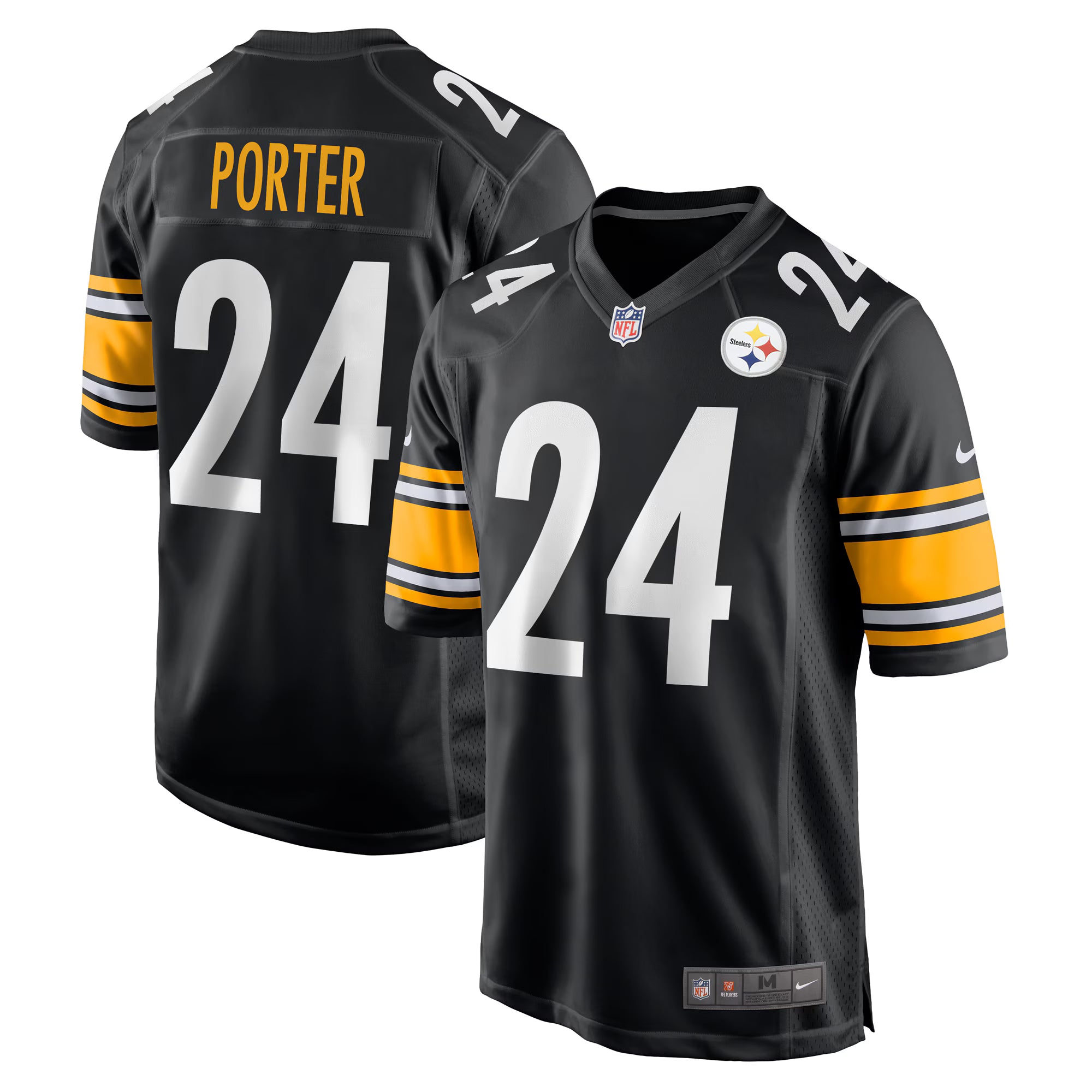 Joey Porter Jr. Pittsburgh Steelers Nike  Game Jersey - Black