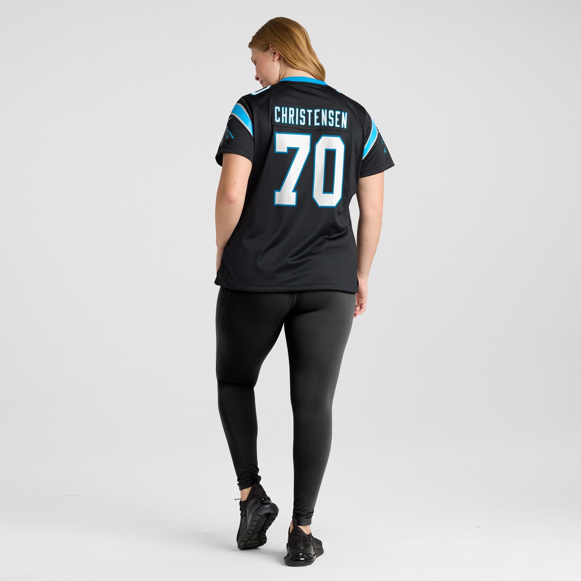 Brady Christensen Carolina Panthers Nike Women's Team Game Jersey - Black