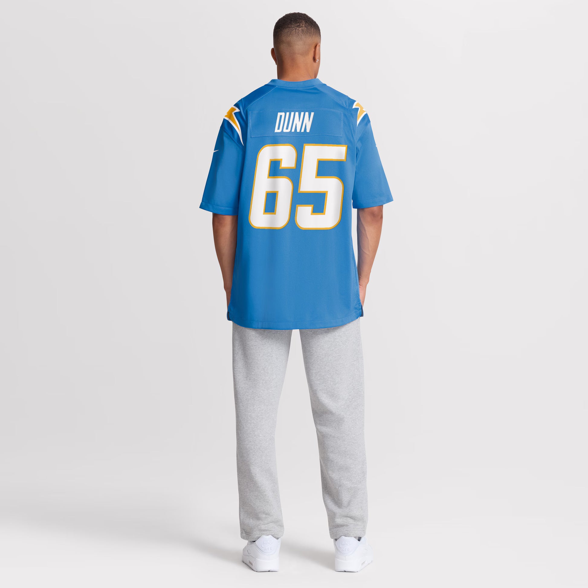Michael Dunn Los Angeles Chargers Nike Team Game Jersey -  Powder Blue