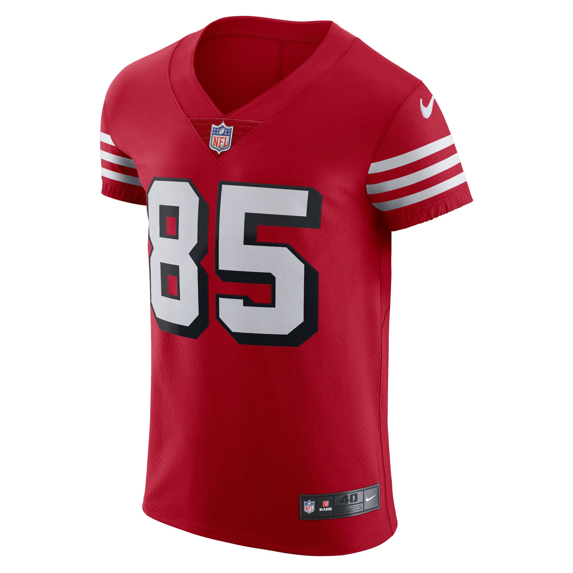 George Kittle San Francisco 49ers Nike Alternate Vapor Elite Jersey - Scarlet
