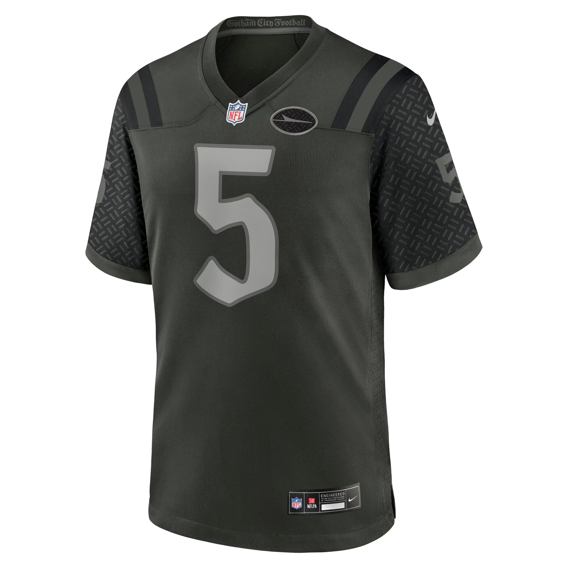 Garrett Wilson New York Jets Nike 2025 Rivalries Collection Game Jersey - Gotham Green