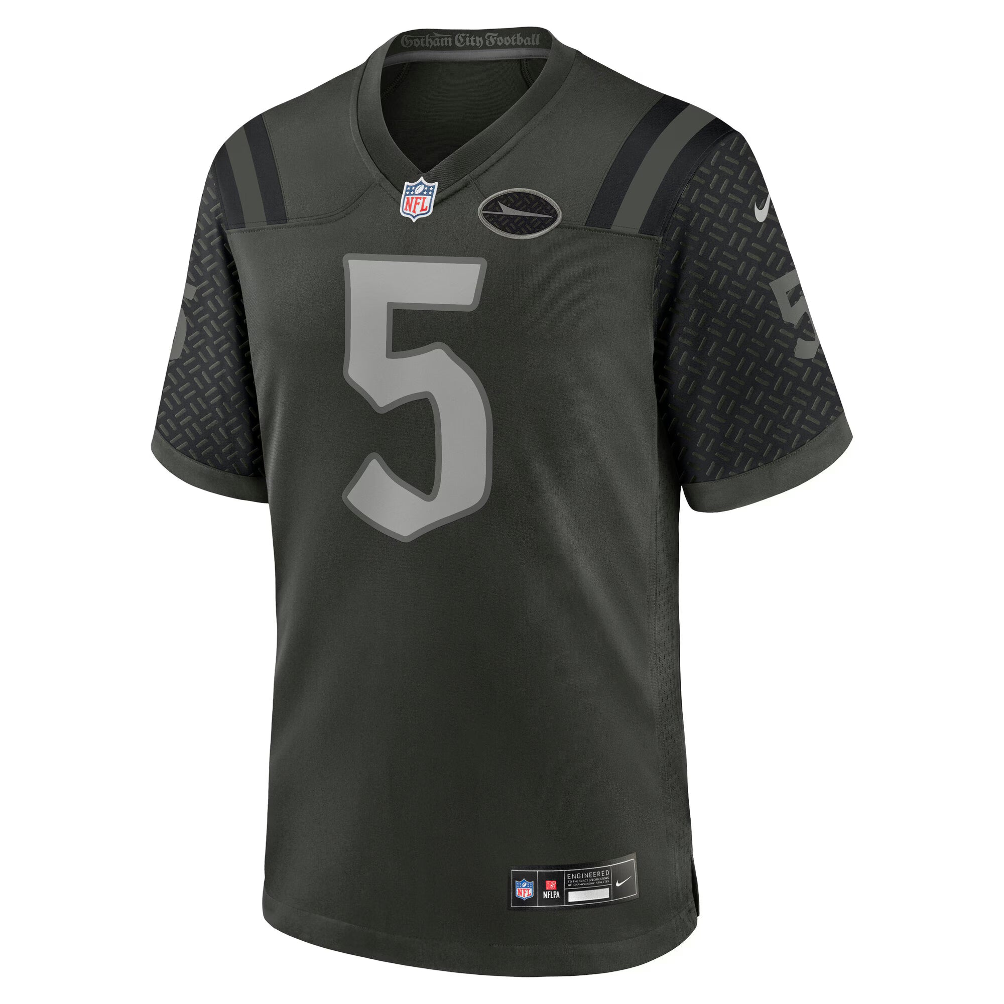 Garrett Wilson New York Jets Nike 2025 Rivalries Collection Game Jersey - Gotham Green