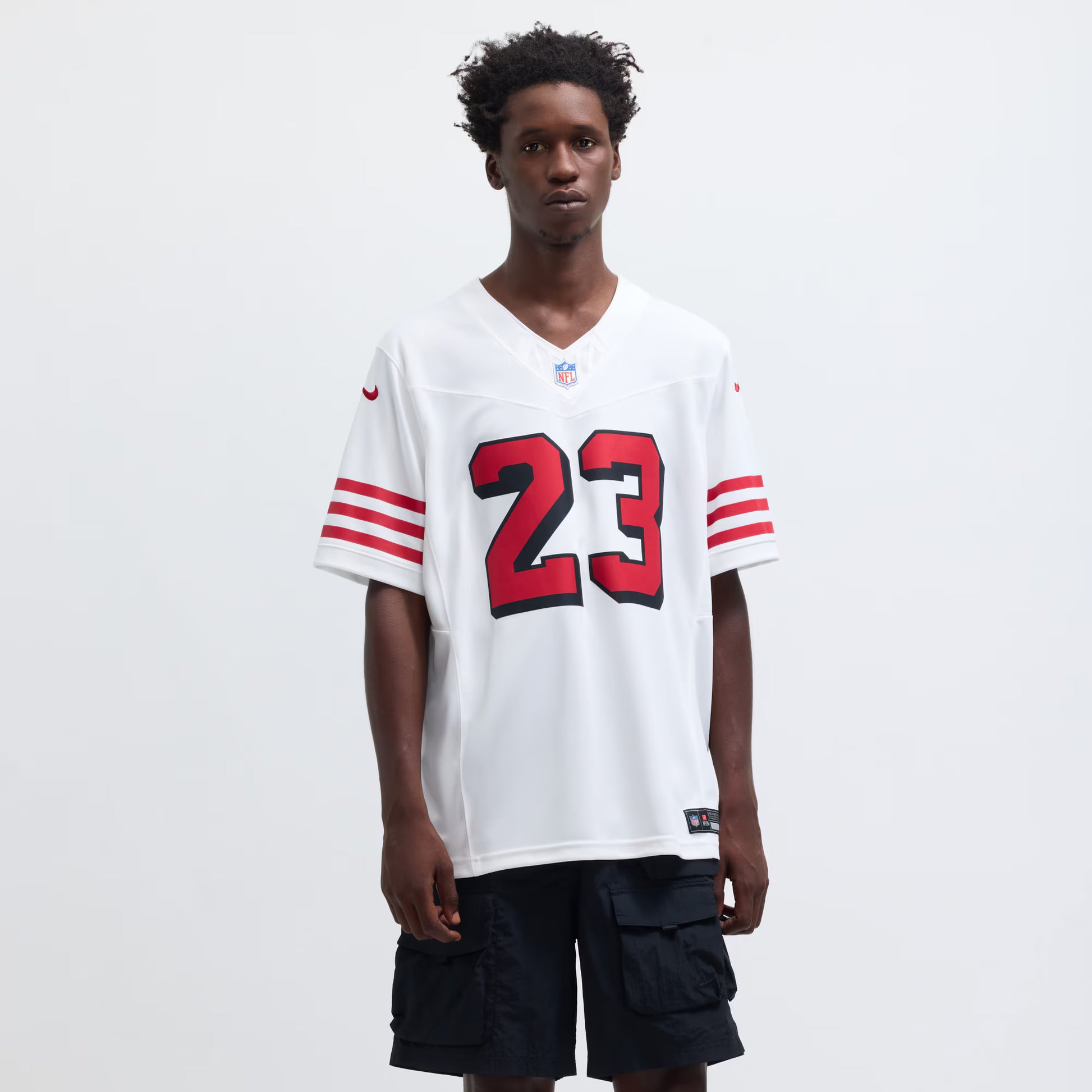 Christian McCaffrey San Francisco 49ers Nike Vapor F.U.S.E. Limited 2nd Alternate Jersey - White