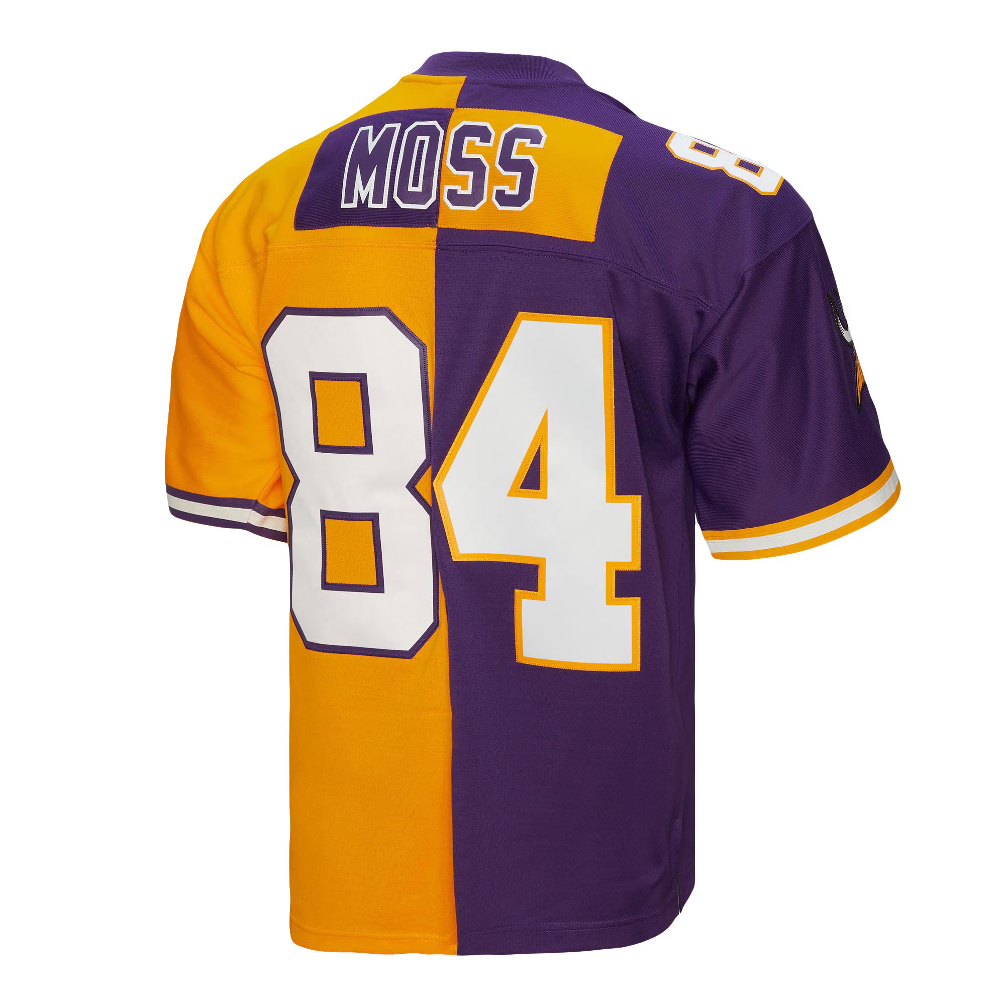 Randy Moss Minnesota Vikings Mitchell &amp; Ness 1998 Split Legacy Replica Jersey - Purple/Gold
