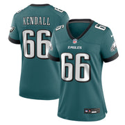Drew Kendall Philadelphia Eagles Nike Women's Team Game Jersey - Midnight Green