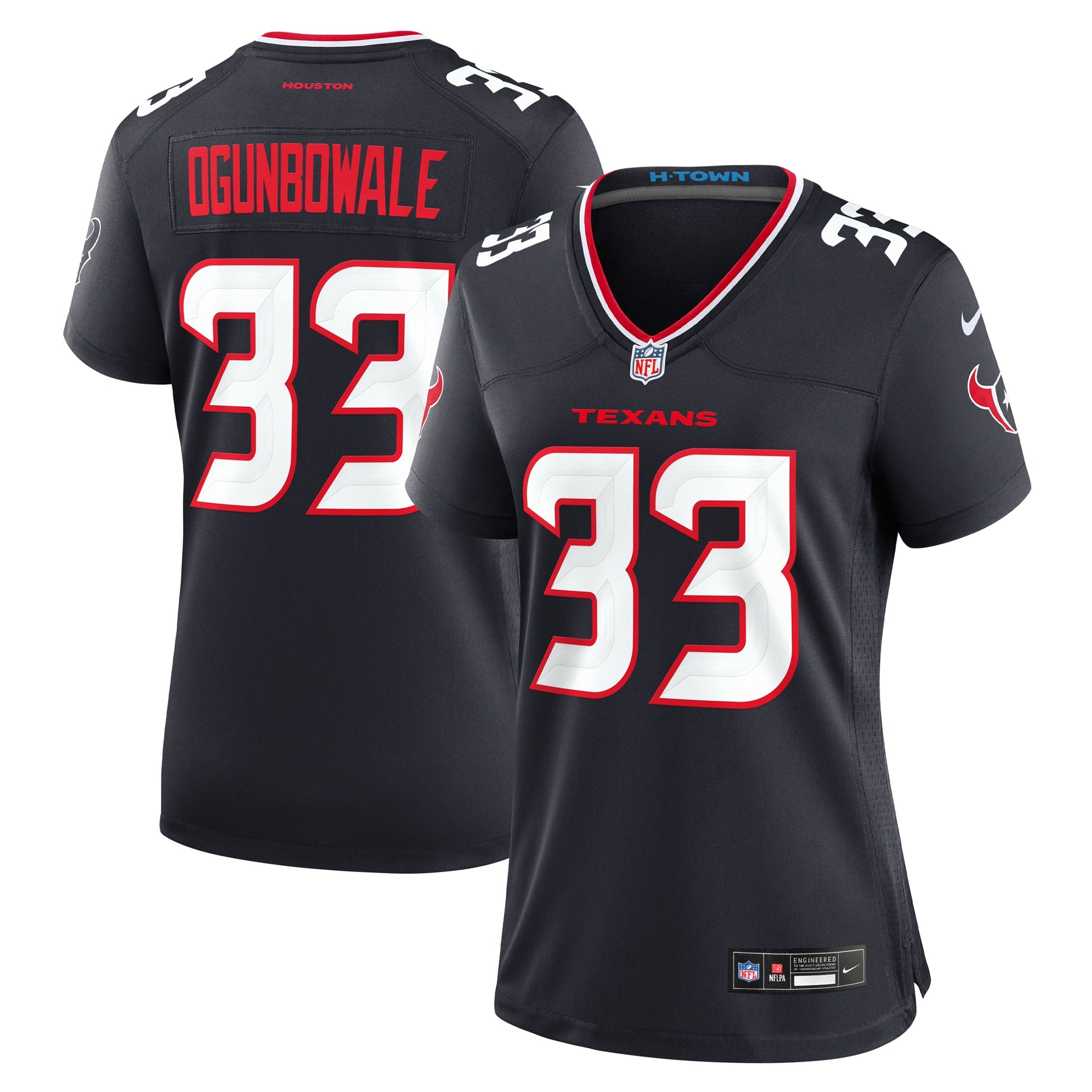 Dare Ogunbowale Houston Texans Nike Women's Team Game Jersey -  Navy
