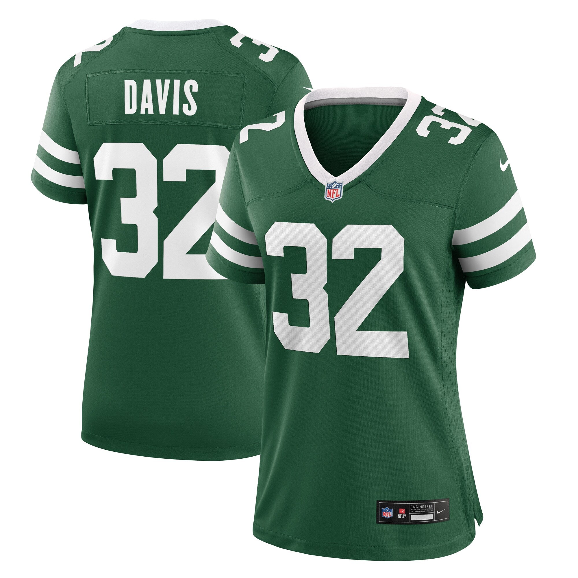 Isaiah Davis New York Jets Nike Women's Game Jersey - Legacy Green