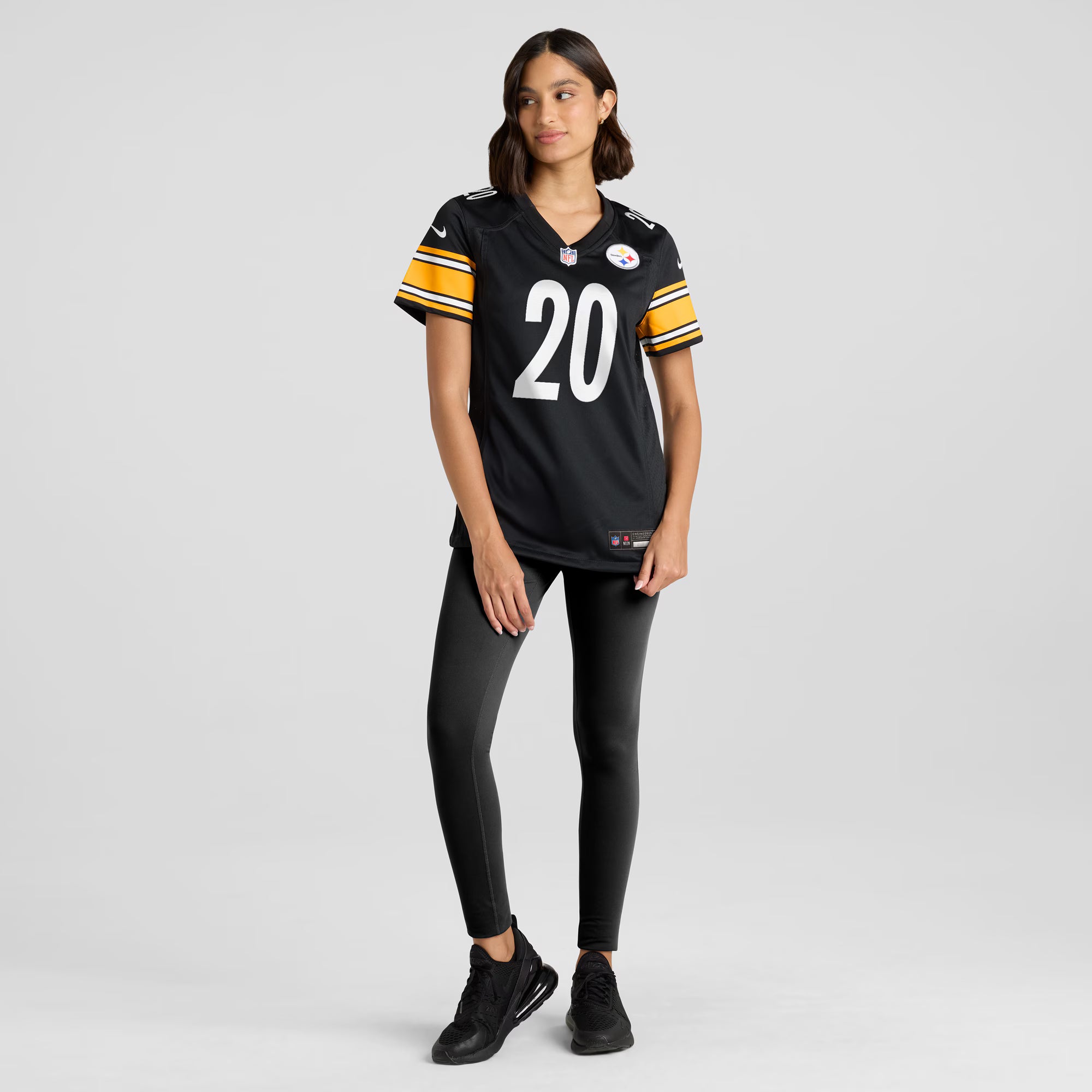 Kaleb Johnson Pittsburgh Steelers Nike Women's Team Game Jersey -  Black