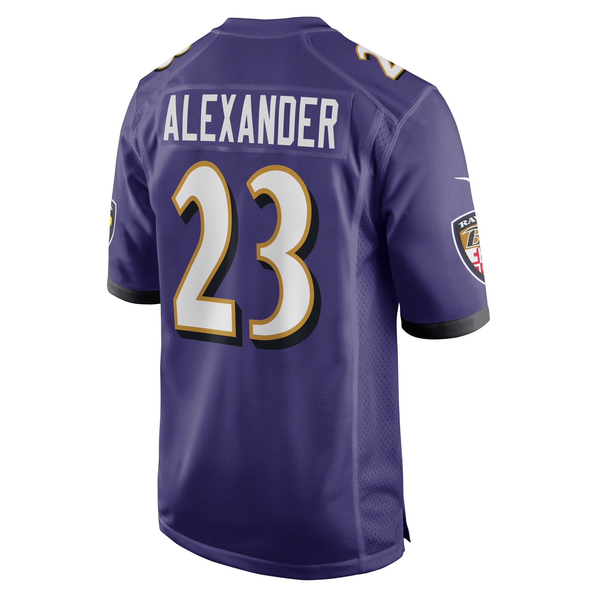 Jaire Alexander Baltimore Ravens Nike Team Game Jersey -  Purple