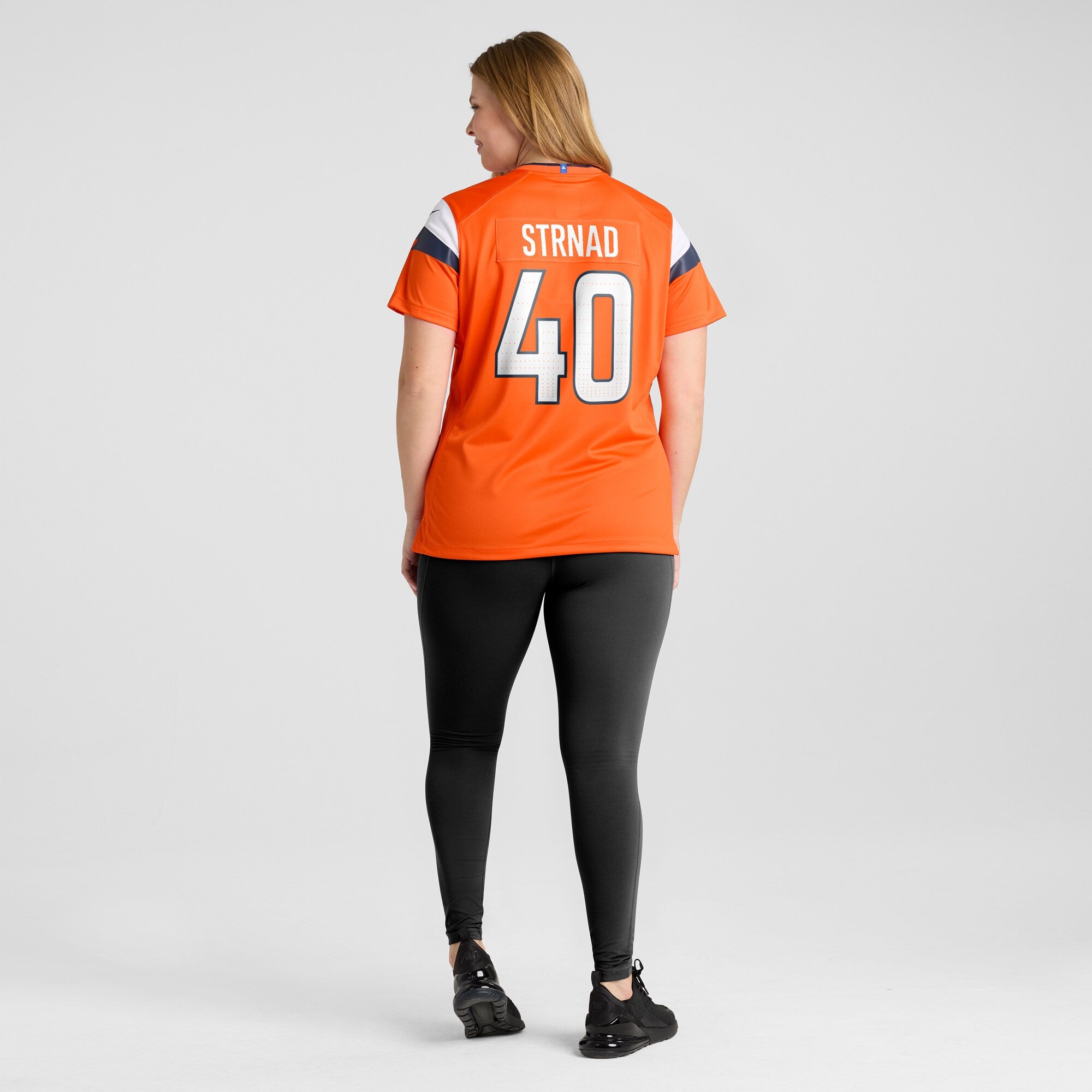 Justin Strnad Denver Broncos Nike Women's Team Game Jersey -  Orange
