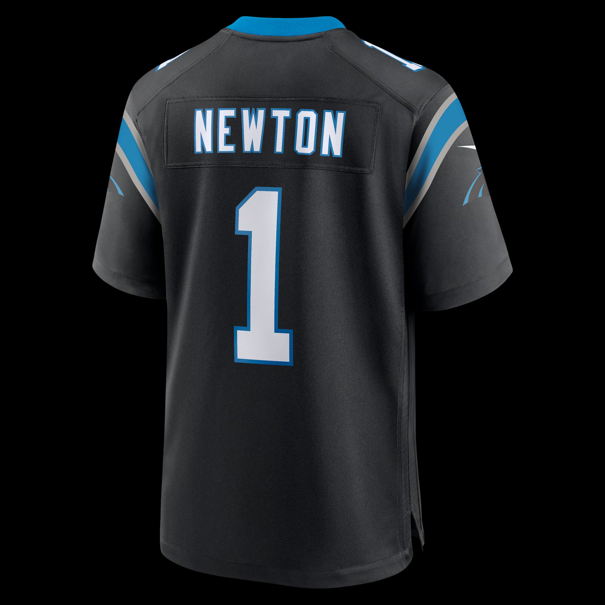 Cam Newton Carolina Panthers Nike Team Retired Game Jersey -  Black