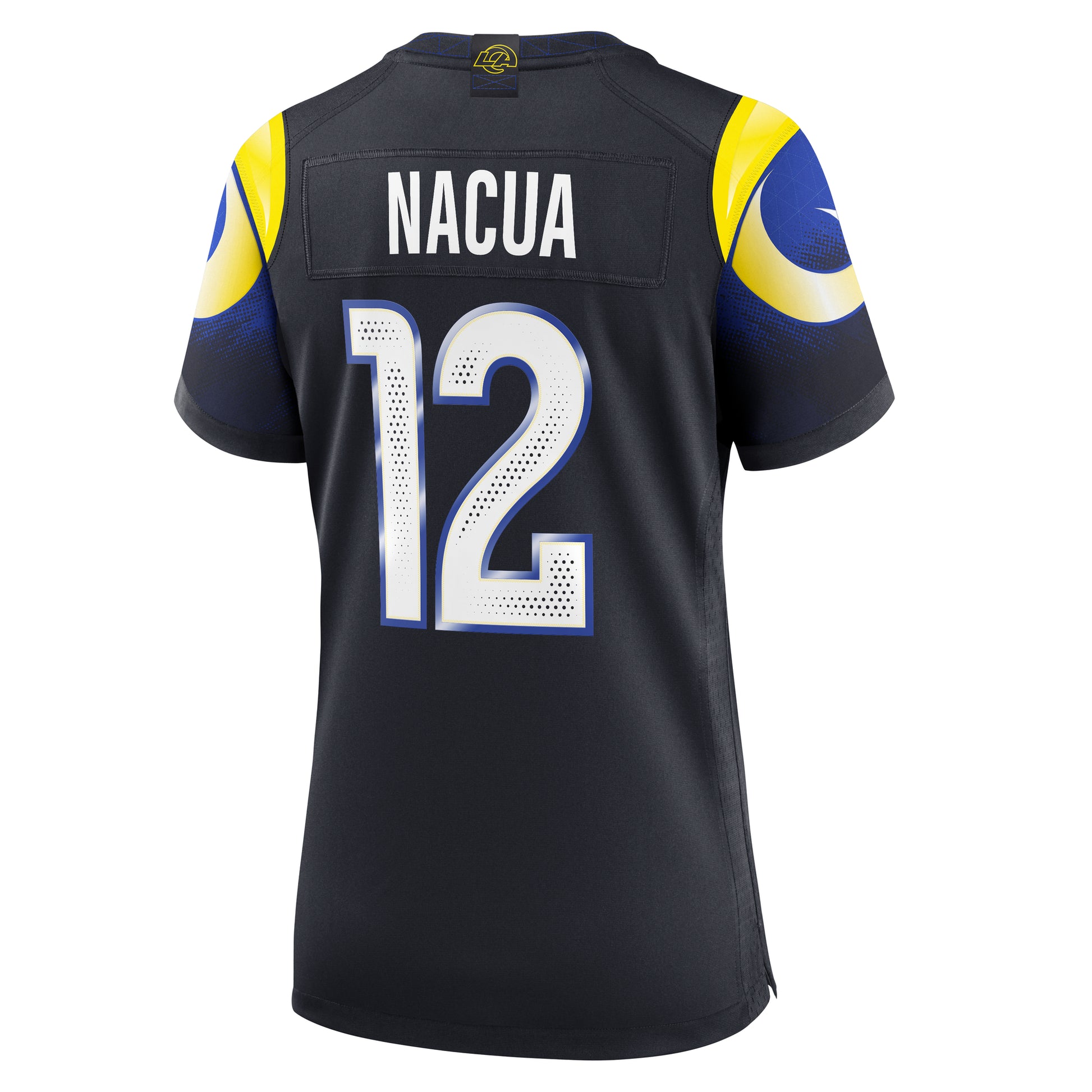 Puka Nacua Los Angeles Rams Nike Women's 2025 Rivalries Collection Game Jersey - Midnight Blue