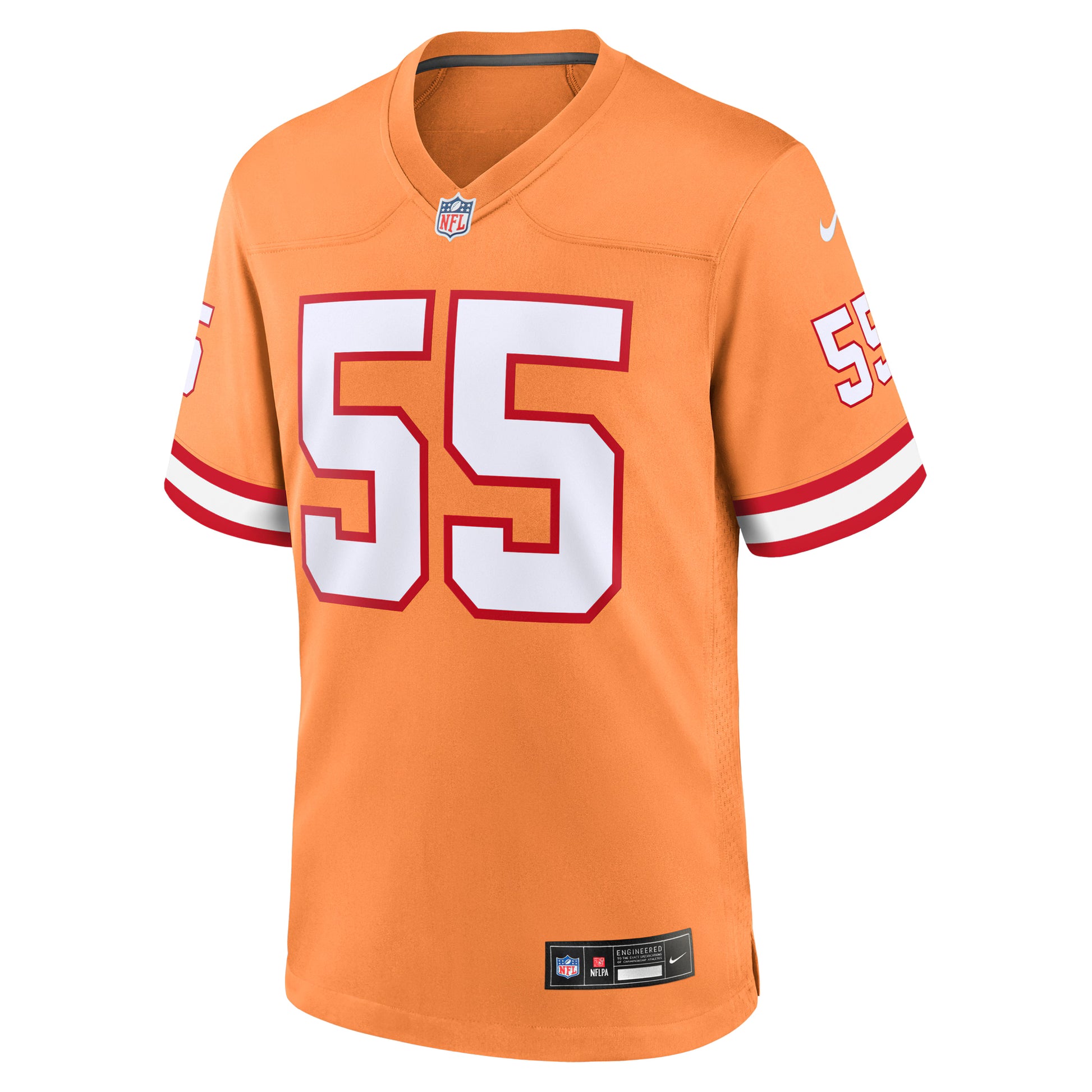 Derrick Brooks Tampa Bay Buccaneers Nike Throwback Game Jersey - Orange