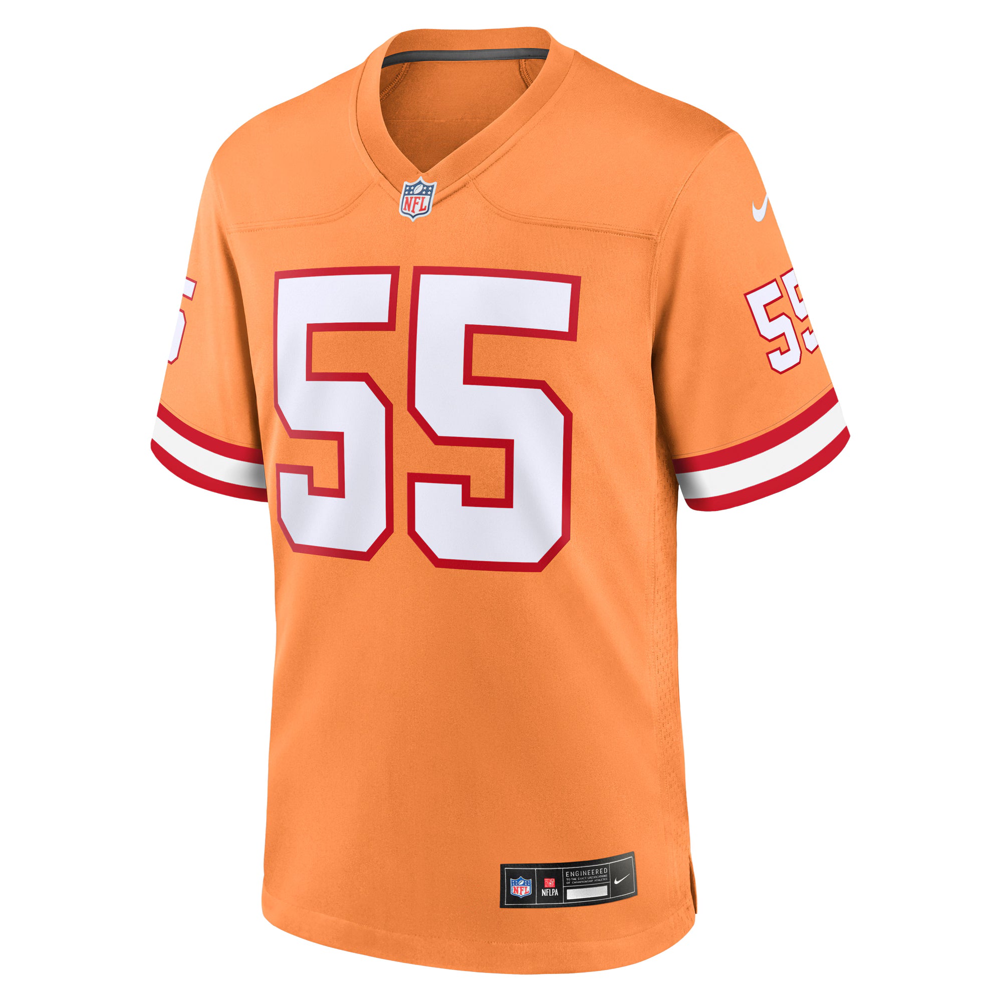 Derrick Brooks Tampa Bay Buccaneers Nike Throwback Game Jersey - Orange