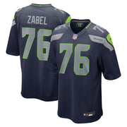 Grey Zabel Seattle Seahawks Nike 2025 NFL Draft First Round Pick Game Jersey - College Navy
