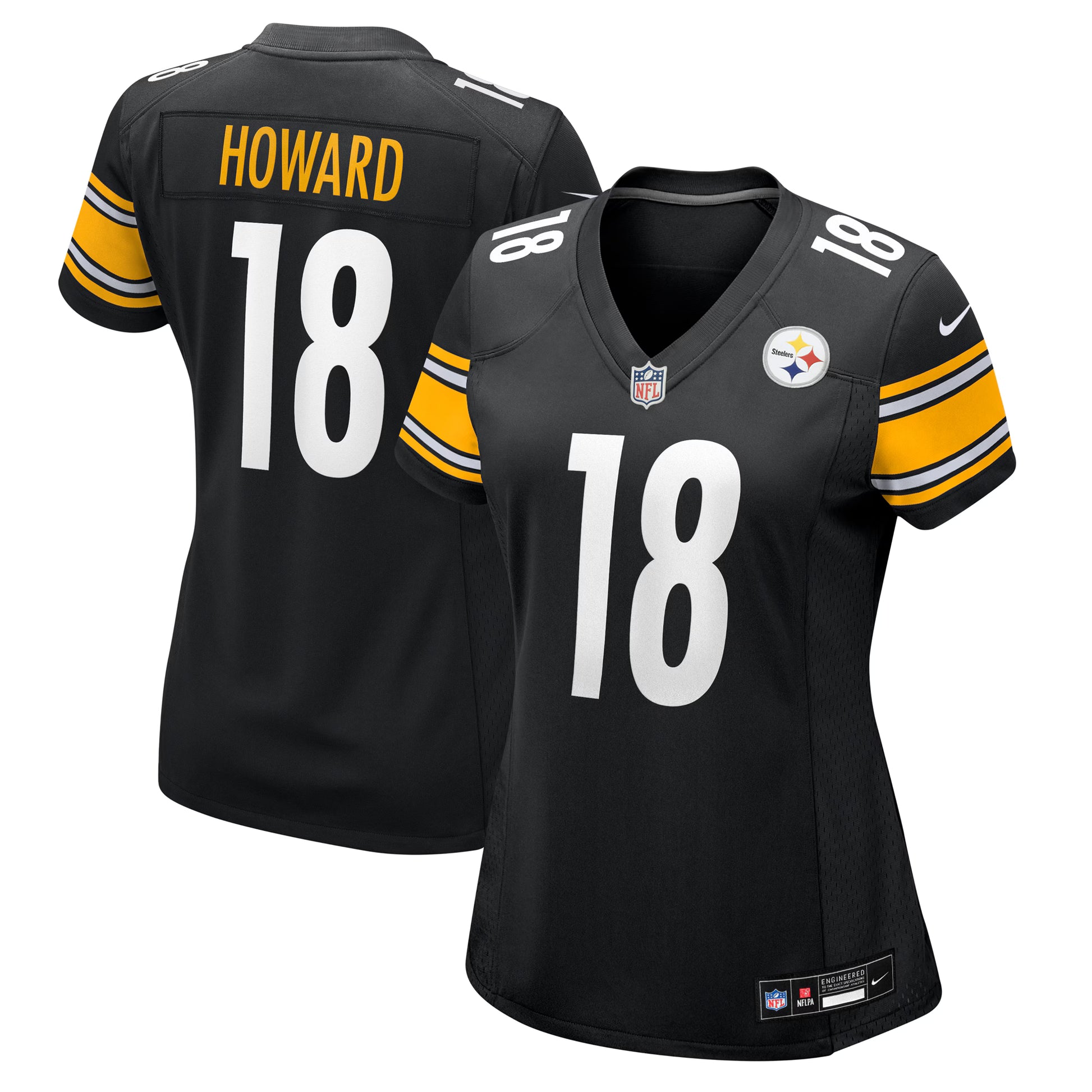 Will Howard Pittsburgh Steelers Nike Women's Team Game Jersey -  Black